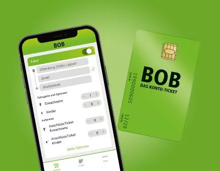 BOB App und Ticket