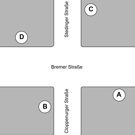 Bussteige Bremer Straße